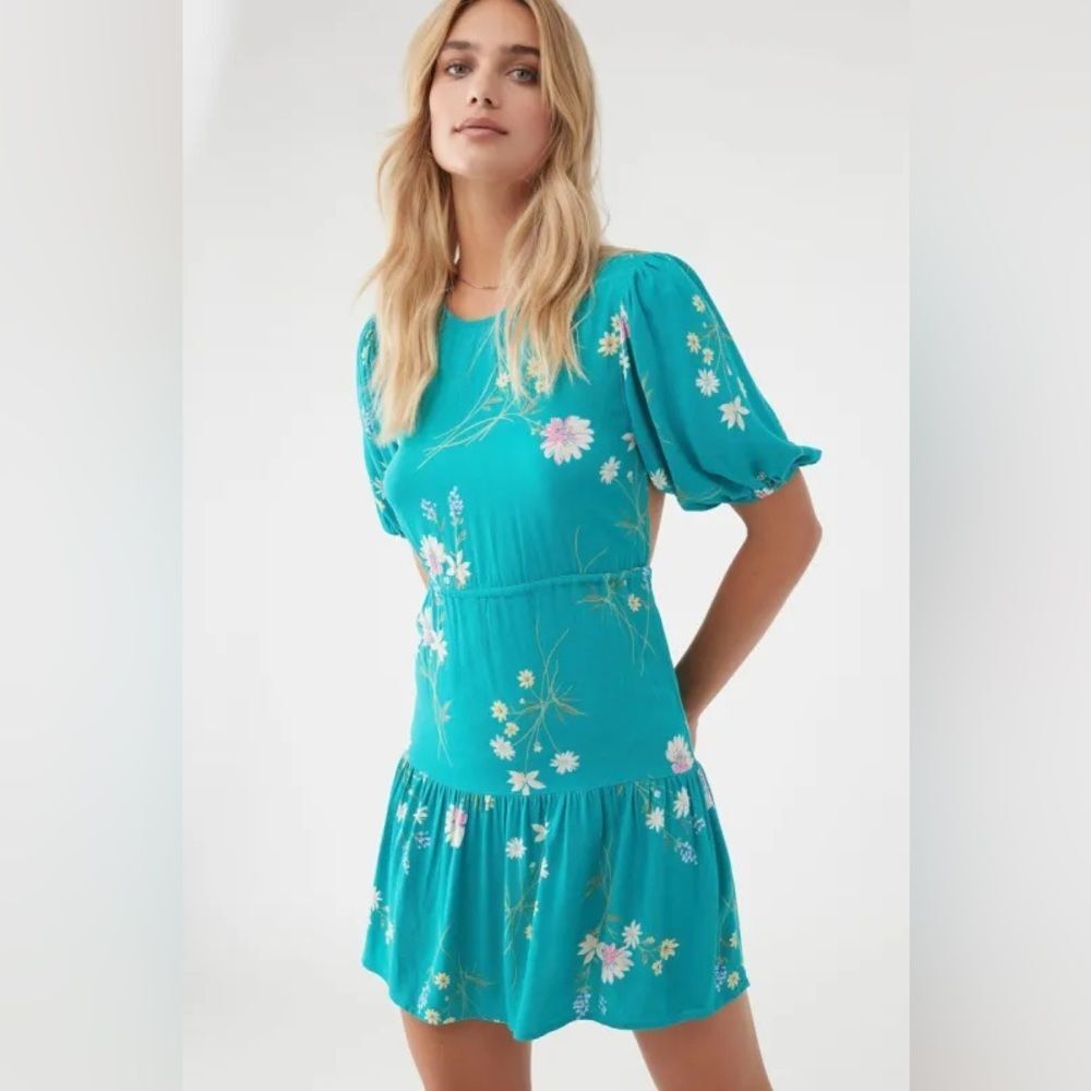 O’Neill Alta Backless Mini Dress Small NWT